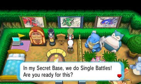 pokemon all secret bases items.